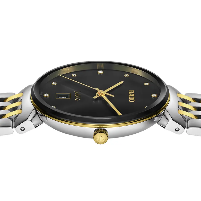 Rado Florence Diamonds Classic Black Dial Men's Watch- R48912743